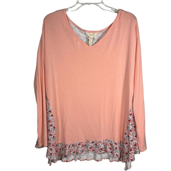 Matilda Jane Sing It Out Floral Top Size Large Boho Cottagecore Casual Flowy - Picture 2 of 13